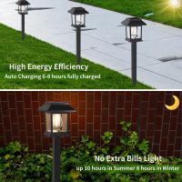 Solar Lights Outdoor,12 Pack Waterproof Auto On/Off Solar Pathway Lights for Your Garden, Landscape, Path, Yard, Patio, Driveway,Walkway Decor - Image 3
