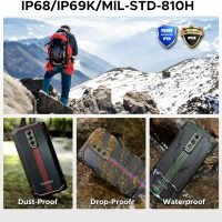 DOOGEE Blade10 Energy Android 15 Rugged Phone 4.5G,10.7mm Ultra-Thin,24GB+128GB/TF 2TB Octa Core Rugged Smartphone,6.56"HD+ 90Hz,16MP Camera,IP68/IP69K Waterproof Phone,6150mAh/Widevine L1/NFC/Face ID - Image 8