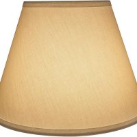 Aspen Creative 32682 Transitional Empire Shape Spider Construction Lamp Shade, White, 7" Top x 13" Bottom x 9-1/2" Slant Height - Image 2