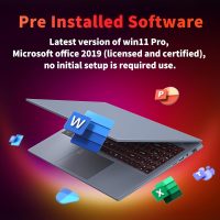 15.6''Gaming Laptop Intel Core i7-9750H (6C/12T) 16GB DDR4 RAM 1TB NVMe SSD Laptop,Intel UHD Graphics 630 Win11 Pro PC,1920 * 1080 FHD IPS Display,BT4.2,WiFi 5,Type_C,6000Mah Battery (16G+1TB) - Image 7