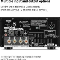 Denon D-M41 Home Theater Mini Amplifier and Bookshelf Speaker Pair - Compact HiFi Stereo System with CD, FM/AM Tuner and Wireless Bluetooth Music | Perfect for Small Rooms and Home Cinema - Image 7