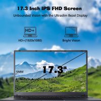 17 Inch Laptop with Backlit Keyboard, Full-Size Large Font Keyboard, Intel Celeron N5095, 8GB RAM 256GB SSD, Computers with Windows 11, Type-C, Webcam, Dual Wi-Fi, Buletooth 4.2 - Image 4