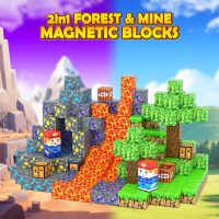 Magnetic Blocks 100PCS Kids Toys Magnetic Building Blocks Sensory Stem Boys Toys Ages 3-5 4-6 5-7 Classroom Must Haves 3 4 5 6 7 8 9 10 Year Old Boy Birthday Gifts - Image 7
