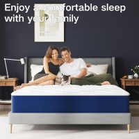 12 Inch Firm Full Mattress,Full Size Mattress Cooling Memory Foam with Washable Zipper Cover, Pressure Relief & Firm Support, Easy Setup - Image 3