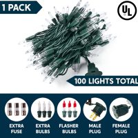 Joiedomi Clear Christmas String Lights Indoor,100 Count Mini Warm White Fairy Light,21.4 FT Lighting Decor for Patio Dorm Classroom Bedroom Holiday Wedding Party Garland Birthday Festival,Green Wire - Image 2