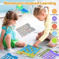 Matching Memory Game for Kids Ages 4-8, Flip to Win Wooden Board Games, Toddler Travel Toys for 3 4 5 6 7 8 Years Old Boys Girls, Road Trip Essentials, Airplane, Car Activity Easter Gifts - Image 2