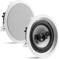 Acoustic Audio by Goldwood CS-IC83 8” 3-Way In Ceiling Home Theater Speaker System (White, 5 Speakers) - Image 7