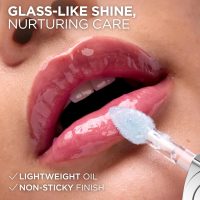 L'Oreal Paris Plump Ambition pH Hyaluron Lip Oil, Color Shifting Lip Tint with 24HR Hydration, Volumizing Shine and Lasting Color, 010 pH Cristal Ice - Image 7