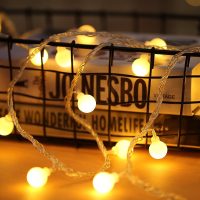 Globe String Lights 49 Feet 100 led,8 Modes Fairy Lights Plug in,Indoor Lights for Bedroom,Classroom,Outdoor Lights for Patio,Garden,Party,Wedding-Warm White - Image 8