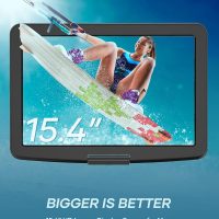 WONNIE 17.9" Portable DVD Player with 15.4" Large HD Swivel Screen, 6 Hours Rechargeable Battery, DVD Player Portable Support MP4, MKV Video & USB/SD Card/Sync TV, High Volume Speaker, All Regions - Image 2