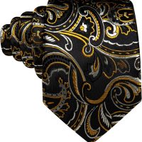 Ties Set Men Plaid Formal Necktie Pocket Square Cufflinks for Weddings（8.5cm/3.35in） - Image 3