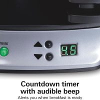 Hamilton Beach Dual Breakfast Sandwich Maker with Timer, Ready in 5 Minutes, Removable Dishwasher Safe PFAS-Free Non-Stick Egg Cooker Ring, Silver (25490MNA) - Image 6
