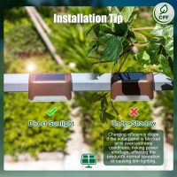 SOLPEX Solar Deck Lights Outdoor 16 Pack, Solar Step Lights Waterproof Led Solar lights for Outdoor Stairs, Step , Fence, Yard, Patio, and Pathway(Warm White) - Image 9