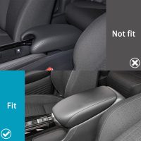Center Console Armrest Cover for Honda HRV Accessories 2023 2024 2025 2026, for HR-V Arm Rest Box Lid Protection Trim, Armrest Seat Leather Interior, Middle Console Liner (Red Stitches) - Image 4
