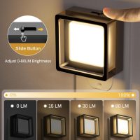 DORESshop LED Night Light, Night Lights Plug Into Wall [2 Pack] with Dusk-to-Dawn Sensor, Dimmable Nightlights, Adjustable Brightness for Bathroom, Hallway, Bedroom,Kids Room,Stairway,Soft White - Image 3
