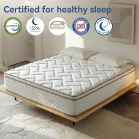 Queen Size Mattress, 10 Inch Memory Foam Hybrid Mattress in a Box-Enhanced Support with Thicker Coils, CertiPUR-US Certified & Cooling Fabric - Back Pain Relief, Motion Isolation, Medium - Image 6