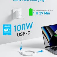 Anker MacBook Pro Charger, Compact and Foldable 100W USB C Charger for MacBook Air, Samsung Galaxy, iPad Pro, and More, 5FT USB C Cable Included - Image 4