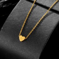 Initial Pendant A-Z Necklace Personalized Stainless Steel Jewelry Women's Simple Adjustable Chain - Image 6