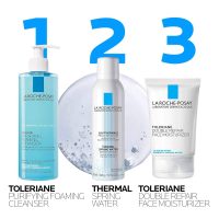 La Roche-Posay Toleriane Purifying Foaming Facial Cleanser, Oil Free Face Wash for Women & Men with Niacinamide + Ceramides, Pore Cleanser Safe For Sensitive Skin, Won’t Dry Out Skin, Soap Free - Image 9