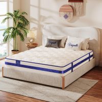 Vesgantti King Size Mattress,12 Inch Hybrid Innerspring Mattress in a Box with Memory Foam, Back Support & Pressure Relief, Medium Firm Feel for Adults (King Size) - Image 2
