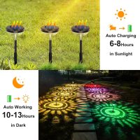 Nupostai 8 Pack Solar Pathway Lights, Multicolor & Warm White LED, IP67 Waterproof, Outdoor Garden Yard Lawn Landscape Decorative - Image 3