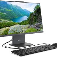 Lenovo ThinkCentre All-in-One Desktop Computer, 24" FHD IPS Display, 8-core Intel Core i5-13420H Processor, 32GB DDR5, 1TB SSD, Wi-Fi 6, USB-C, HDMI in&Out, Wired KB&Mouse, Windows 11 Pro - Image 2
