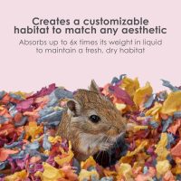 Kaytee Clean & Cozy Colors, Small Animal Bedding with Extreme Odor Control, Kaleidoscope, 49.2 Liters - Image 3