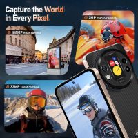 OUKITEL WP200 Pro Android 15 Rugged Phone 5G Unlocked-72GB RAM+1TB ROM Rugged Smartphone with Earphone/SmartWatch,8800mAh(45w) Battery, 6.7'' FHD+120HZ AMOLED Display,108MP Camera, NFC/AI/GPS/WIFI6 - Image 7