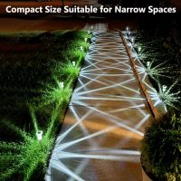 DenicMic Solar Lights Outdoor 10 Pack Waterproof 6000K Cold White LED Stainless Steel Stake for Pathway Yard Garden Driveway Solar Powered Outside Decor - Image 7