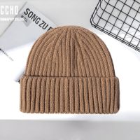 Contrast Stripe Knit Beanie Hat for Unique Fashion Statement and Everyday Wear - Image 2
