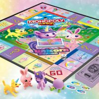 Monopoly Junior: Unicorn Edition Board Game | Magical-Themed Indoor Family Game | 2 to 4 Players | Preschool Games | Kids Gifts | Ages 5 and Up (Amazon Exclusive) - Image 2