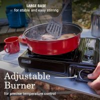 Coleman Classic 1-Burner Butane Stove, Portable Camping Cooktop with Carry Case & InstaStart Ignition, Adjustable Burner with 7650 BTUs of Power for Camping, Grilling, Tailgating, & More - Image 3