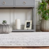 SAFAVIEH Adirondack Collection Area Rug - 8' x 10', Ivory & Silver, Oriental Medallion Design, Non-Shedding & Easy Care, Ideal for High Traffic Areas in Living Room, Bedroom (ADR108B) - Image 5