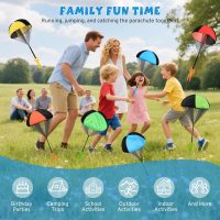 Parachute Toy for Kids, Outdoor Toys Flying Parachute Men, Inside & Outside Toys for or 3 4 5 6 7 8 9 10 11 12 Year Old, Thanksgiving Day for Boy Girl 4-8 Year Old, Unique Boys Party Favors - Image 6
