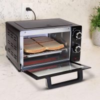 Total Chef Toaster Oven - 4 Slice Toaster Compact Size Conventional Countertop Kitchen Appliance Pequeños Tostador Horno Toast Bread Slices, Bagels, Bake, Pizza, Broil, Black - Image 8