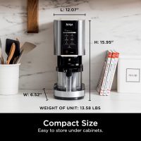 Ninja NC301 CREAMi Ice Cream Maker, for Gelato, Mix-ins, Milkshakes, Sorbet, Smoothie Bowls & More, 7 One-Touch Programs, with (2) Pint Containers & Lids, Compact Size, Perfect for Kids, Silver - Image 3