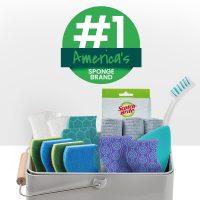 Scotch-Brite Zero Scratch Scrub Sponge, 6 Kitchen Sponges for Cleaning Around the Home, Bathroom & More, Scratch-free Dish Scrubber, Multi-surface Safe, Best for Nonstick Pots and Pans - Image 10