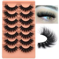 Mink Lashes Full Volume False Eyelashes 18mm Dramatic Faux Mink Eyelashes Natural Look Cat Eye Volume Eye Lashes Multipack by Focipeysa - Image 3