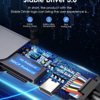 LENTION USB C Hub with 100W Charging, 4K HDMI, Dual Card Reader, USB 3.0 & 2.0 Compatible MacBook Pro, New Mac Air/Surface, Chromebook, More, Stable Driver Adapter (CB-CE18, Space Gray) - Image 6