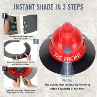 Hard Hat Sun Shade - Compatible with MSA V-Gard Full Brim Visor, Durable Visor for Outdoor Workers, Essential Helmet Accessory - Image 4