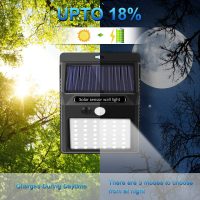 Solar Lights Outdoor [6Pack/3Modes], Solar Security Lights Solar Motion Sensor Lights Waterproof Outdoor Lights for Garden Fence Patio Garage - Image 4
