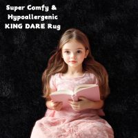 KING DARE 8x10 Area Rugs for Living Room, Soft Plush Fluffy Shaggy Fuzzy Furry Large Black Rug, Anti-Slip Washable Modern Big Floor Carpet for Bedroom Aesthetic Home Decor - Image 8