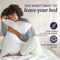 Beckham Hotel Collection Bed Pillows Standard/Queen Size Set of 2 - Original Down Alternative Pillow for Sleeping - Bedding for Back, Stomach or Side Sleepers - Image 6