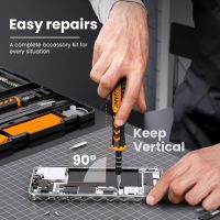 JOREST 59Pcs Small Precision Screwdriver Set with Torx T5, T6, T8, Mini Repair Tool Kit for Macbook, Computer, Laptop, iPhone, PS4 PS5, Xbox, Switch, Eyeglasses, Watch, PC, Ring Doorbell, Electronic - Image 5
