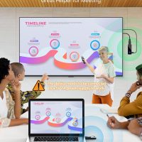 Wireless HDMI Transmitter and Receiver - 4K Decoding 1080P 60HZ Output, Dual Band 2.4/5GHz, 98FT, Streaming Video Audio from Laptop, PC, STB, Camera to TV, Projector, Monitor(Black) - Image 2