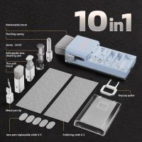 Laptop Cleaning Kit, All in 1 Keyboard Cleaning kit for MacBook iPad iPhone, Compact Keyboard Cleaner with Brush and Spray for Tablet, Airpods, Earbud, Computer Screen, PC Monitor, Blue - Image 5
