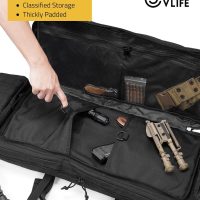 CVLIFE 36" 42" 46" Soft Rifle Case Tactical Double Long Gun Bag,with Lockable Zipper and Backpack Strap,Rifle Backpack Rifle Bag Gun Case for Outdoor Hunting Shooting Range - Image 3