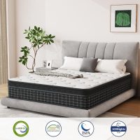 Queen Mattress, 12 Inch Queen Size Mattresses in a Box, Individually Wrapped Pocket Coils for Isolate Motion,Pressure Relief, CertiPUR-US Certified, Support Comfort & Medium Firm - Image 7