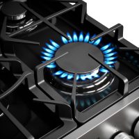 Kenmore Front Control Gas Range Oven with 5 Cooktop Burners, True Convection, Steam and Self Clean, Freestanding Stainless Steel Stove and Oven, 4.8 cu. ft. Capacity - Image 8