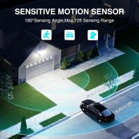 85W LED Security Lights Motion Sensor Light Outdoor, 8500LM Dusk to Dawn, IP65 Waterproof, 6500K, 3 Head Motion Detected Flood Light, Floodlight for Outside, Garage, Yard, Porch (White) - Image 4